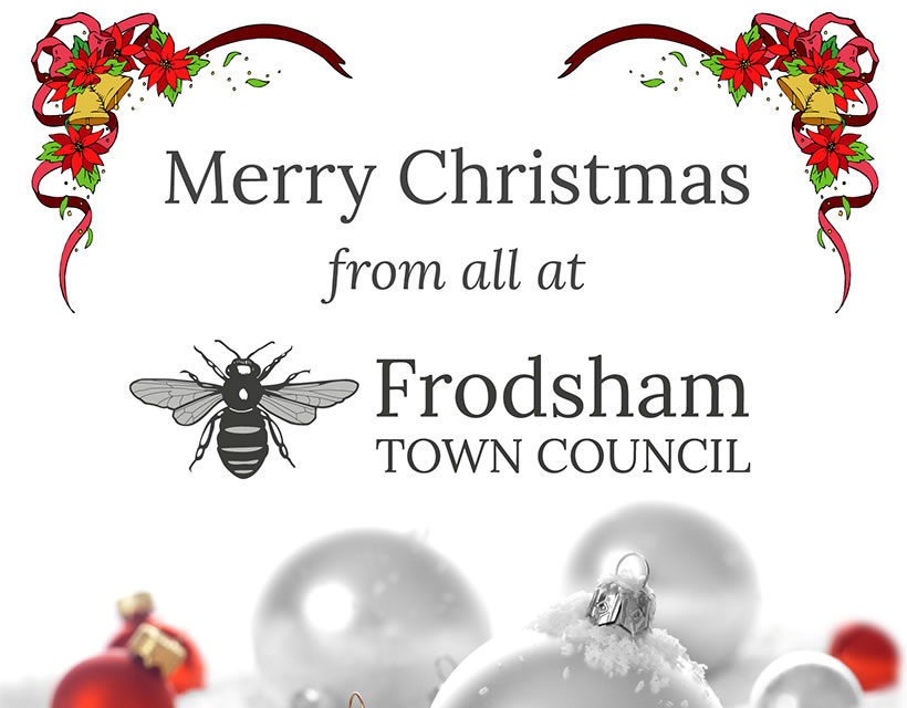 merry christmas on bahalf of frodsham town council