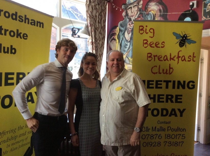 Matthew Darlington Frodsham Breakfast Club Lorna BIRA
