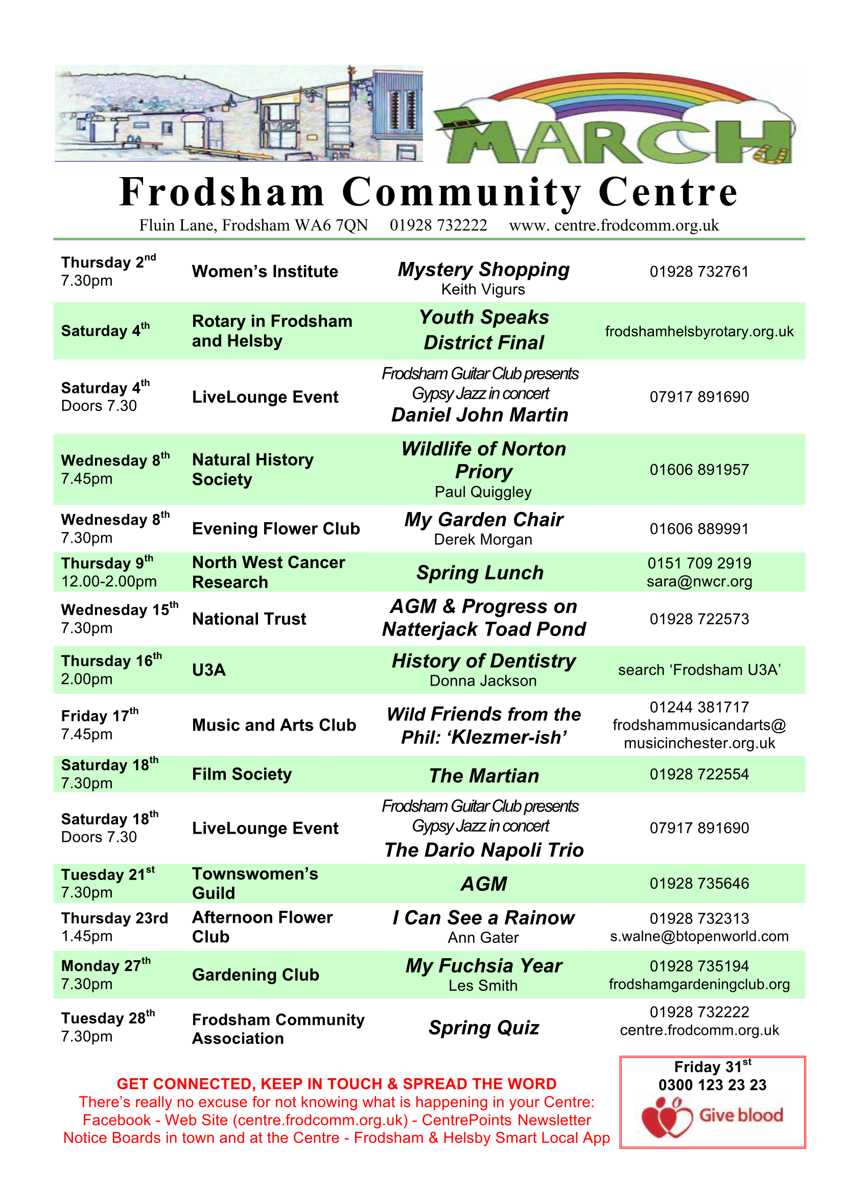 Image of community centre programme