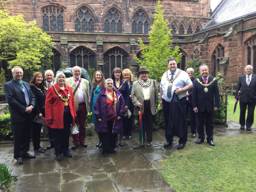 Group photo at Chester Cathedral