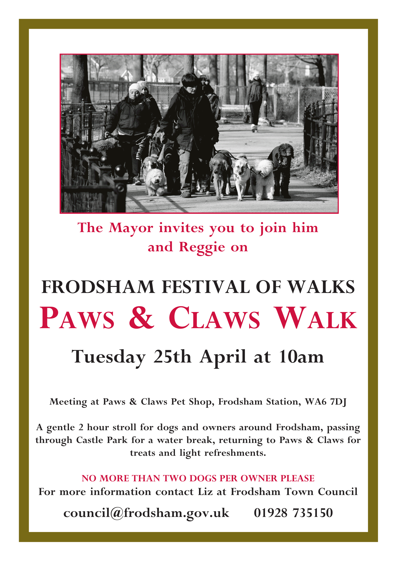 Dog Walk Poster