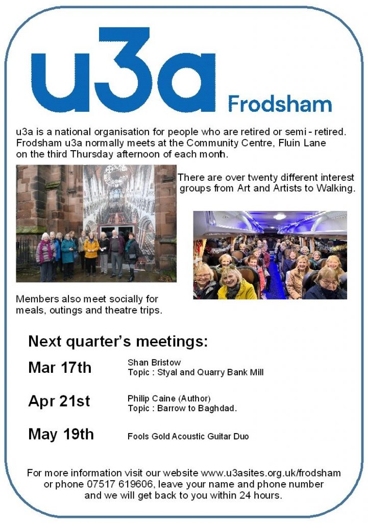u3a Poster March 22