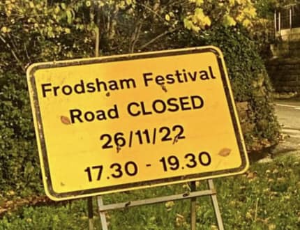 Christmas in Frodsham Road Closure