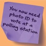 Image of Post it note photo ID reminder