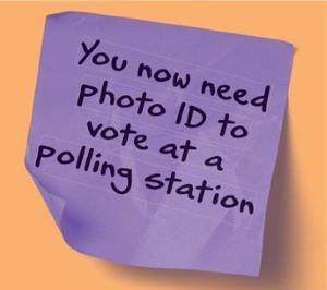 Image of Post it note photo ID reminder