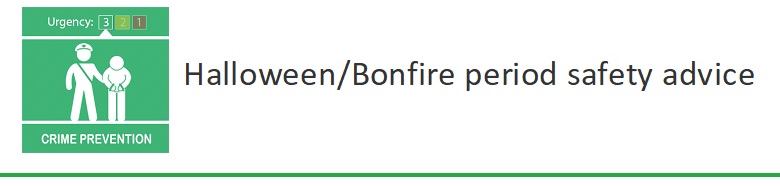 Halloween Bonfire Safety Info Header