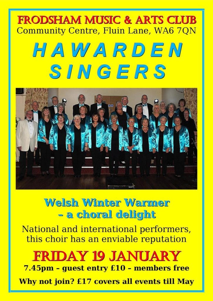 Hawarden Singers 19-01-24 - poster