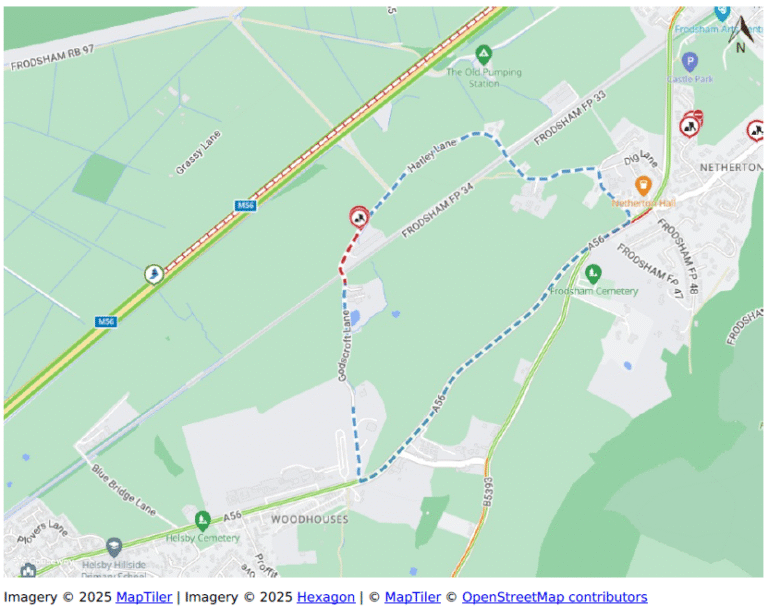 Temporary Road Closure - Godscroft Lane, Frodsham - Frodsham Town Council