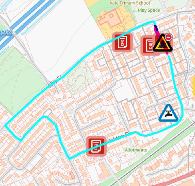 Ashton Drive closure diversion route map 19 01 2026