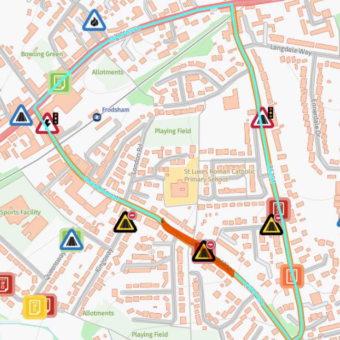 TRO22373.14172 Red lane closure diversion route 13 03 2026