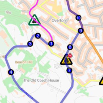 Bellemonte Road closure diversion route map 13 03 2026