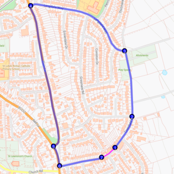 TRO8674 Townfield Lane closure diversion route 30 03 2026