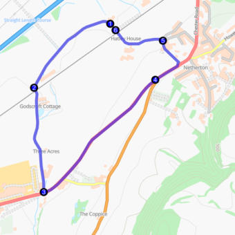 TRO8608 Hatley Lane closure diversion route map 16 03 2026