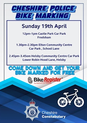 Bike Marking dates poster 19 04 2026
