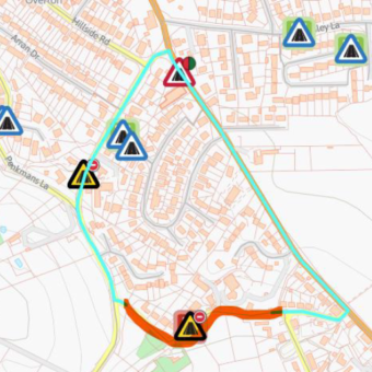 Hazlehurst Rd closure diversion route 26 03 2026