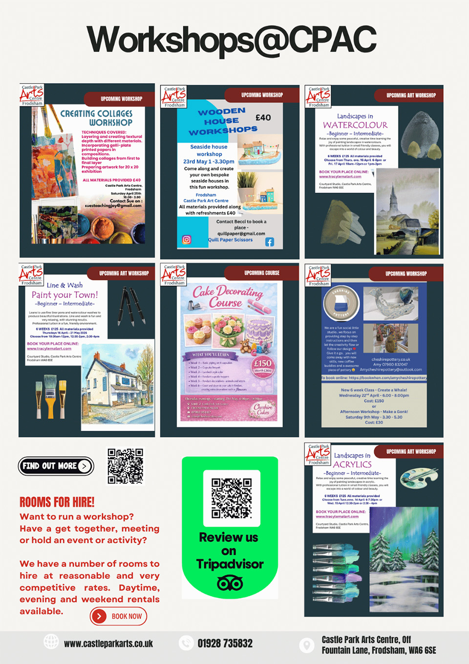 Castle Park Arts Centre April Newsletter 05