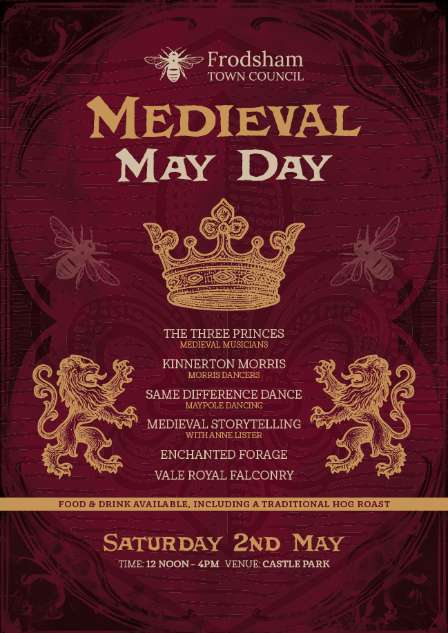 Medieval May Day 2026 Flyer front page