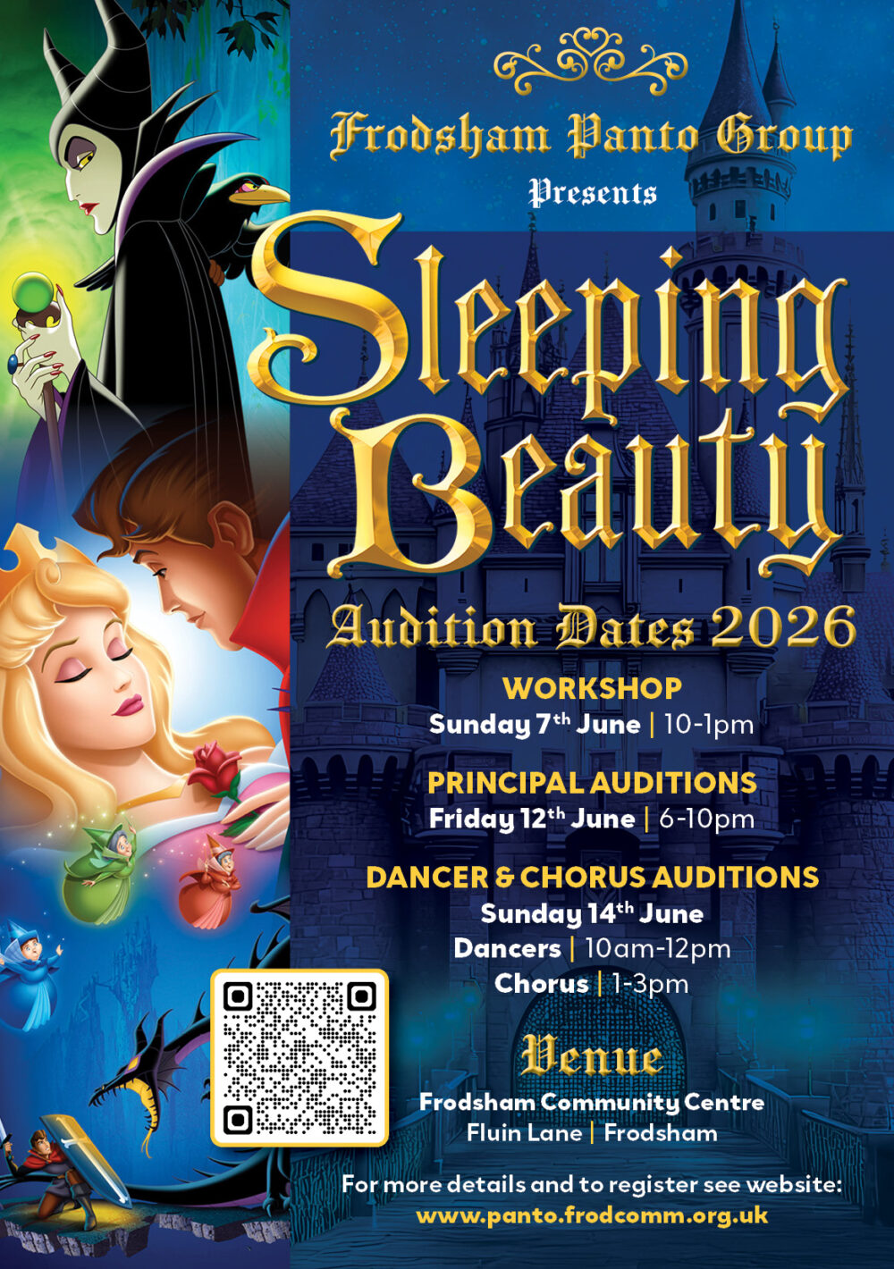 Sleeping Beauty Audition Flyer A5