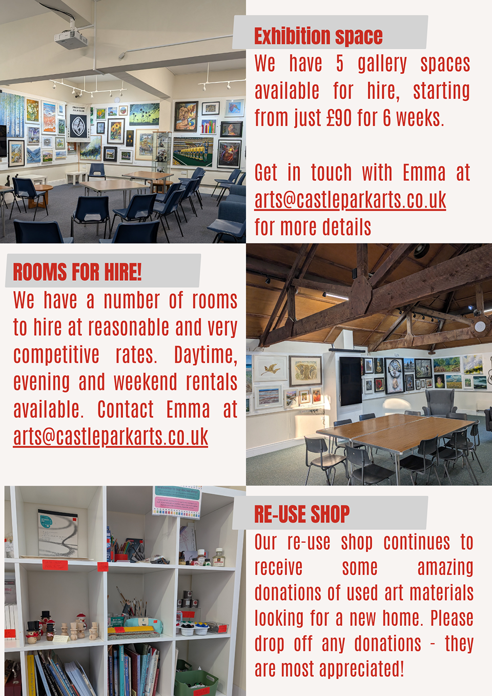 Castle Park Arts Centre June 2026 Newsletter