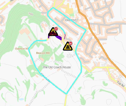 Bellemonte Road closure diversion route TRO23719.16570 07 08 26