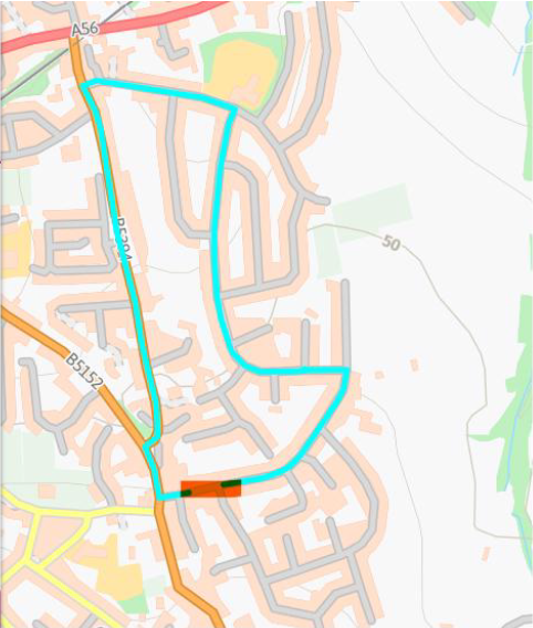Townfield Lane closure diversion route TRO24126.17351 Mon 28 09 2026
